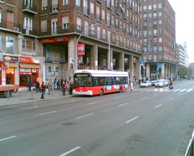 De�k Ferenc t�r trolibusszal