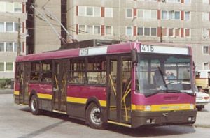 Ganz-Ansaldo troli (Csert� utca)